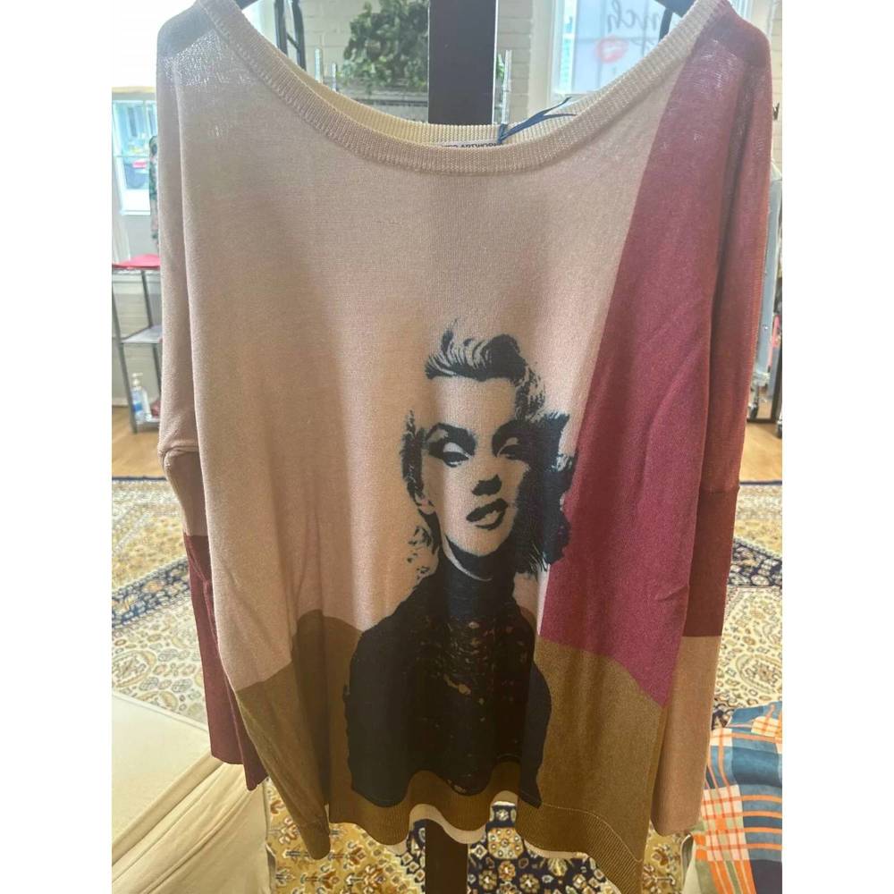 NEW PRINTED ARTWORKS women's marilyn top in multi